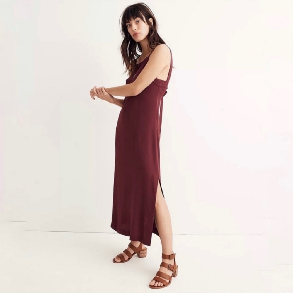 Madewell Apron Front Tie-back Dress